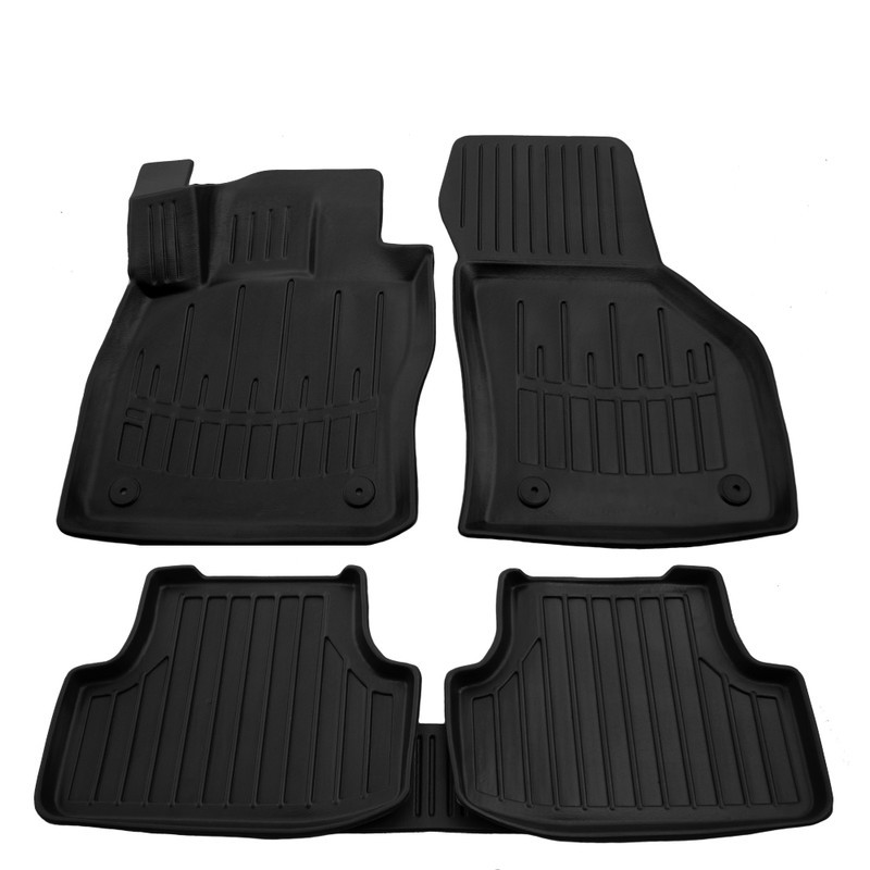 Car Mat Set Rubber Umbrella compatible Seat Leon III (5F) (2012-2019) EAN Code: 105993