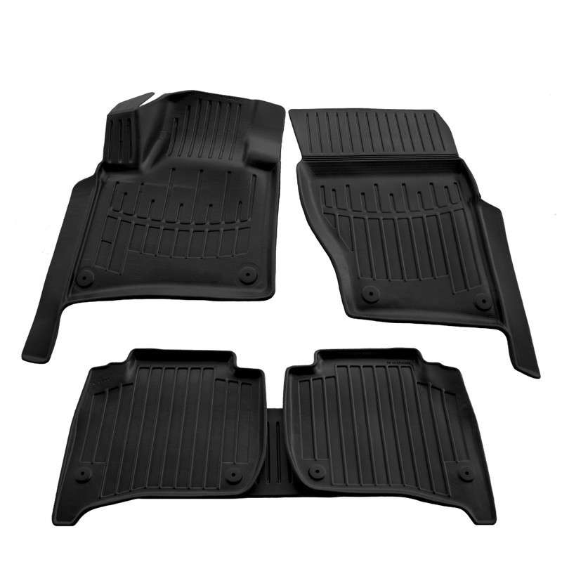 Car Mat Set Rubber Umbrella compatible Volkswagen Touareg II (7P) (2010-2018) EAN Code: 106051