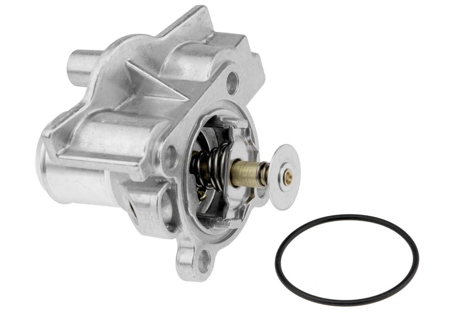 Thermostat with housing compatible FIAT DUCATO 2.3D MULTIJET 06-, IVECO DAILY IV,V,VI 2.3D 06- CTM-FT-007