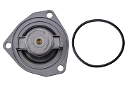 Thermostat with housing compatible OPEL ASTRA G; ASTRA H; ASTRA H GTC; CORSA C; MERIVA; SIGNUM; TIGER; VECTRA B; VECTRA C; VECTRA C GTS; ZAFIRA A; SAAB 9-3 1.8 02.98- CTM-PL-033