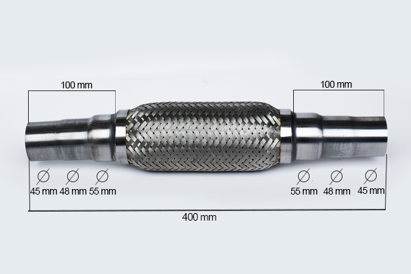 ADAPTABLE FLEXIBLE CONNECTION (B2) 45/48/55X400/200 MM Producer code: FL 33773