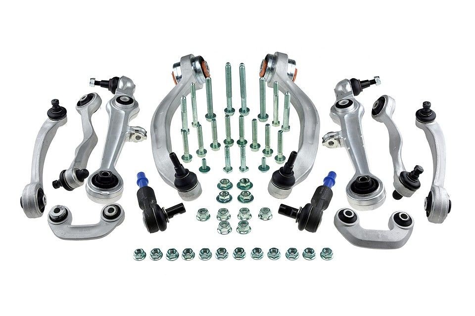 Suspension arm set compatible Vw Passat 2000-2005, Audi A6 2000-2006 Front Suspension Complete Set, Heavy Type, NTY / ZWD-VW-000A