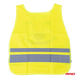 Safety vest for children yellow SVK-04 with certificate, brand AMIO