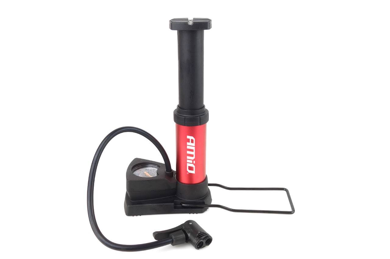 High Pressure Mini foot pump with pressure gauge PU03 P/N: 02147