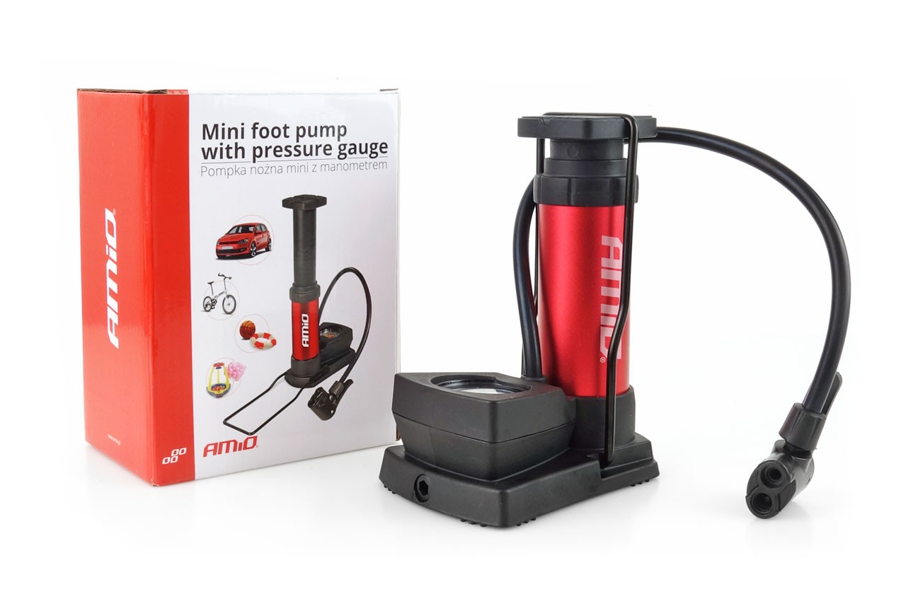 High Pressure Mini foot pump with pressure gauge PU03 P/N: 02147