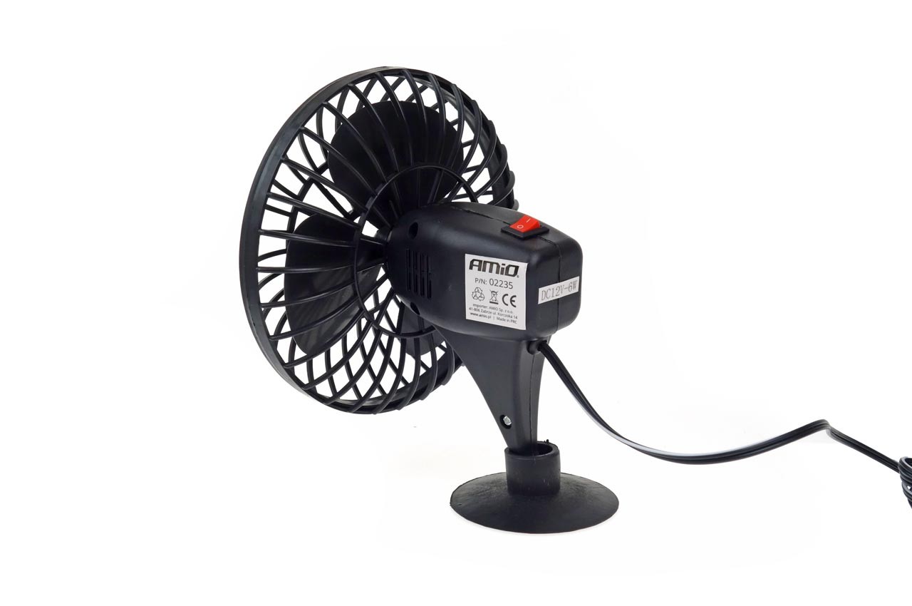 Car Fan with Suction mini FAN 12V P/N: 02235
