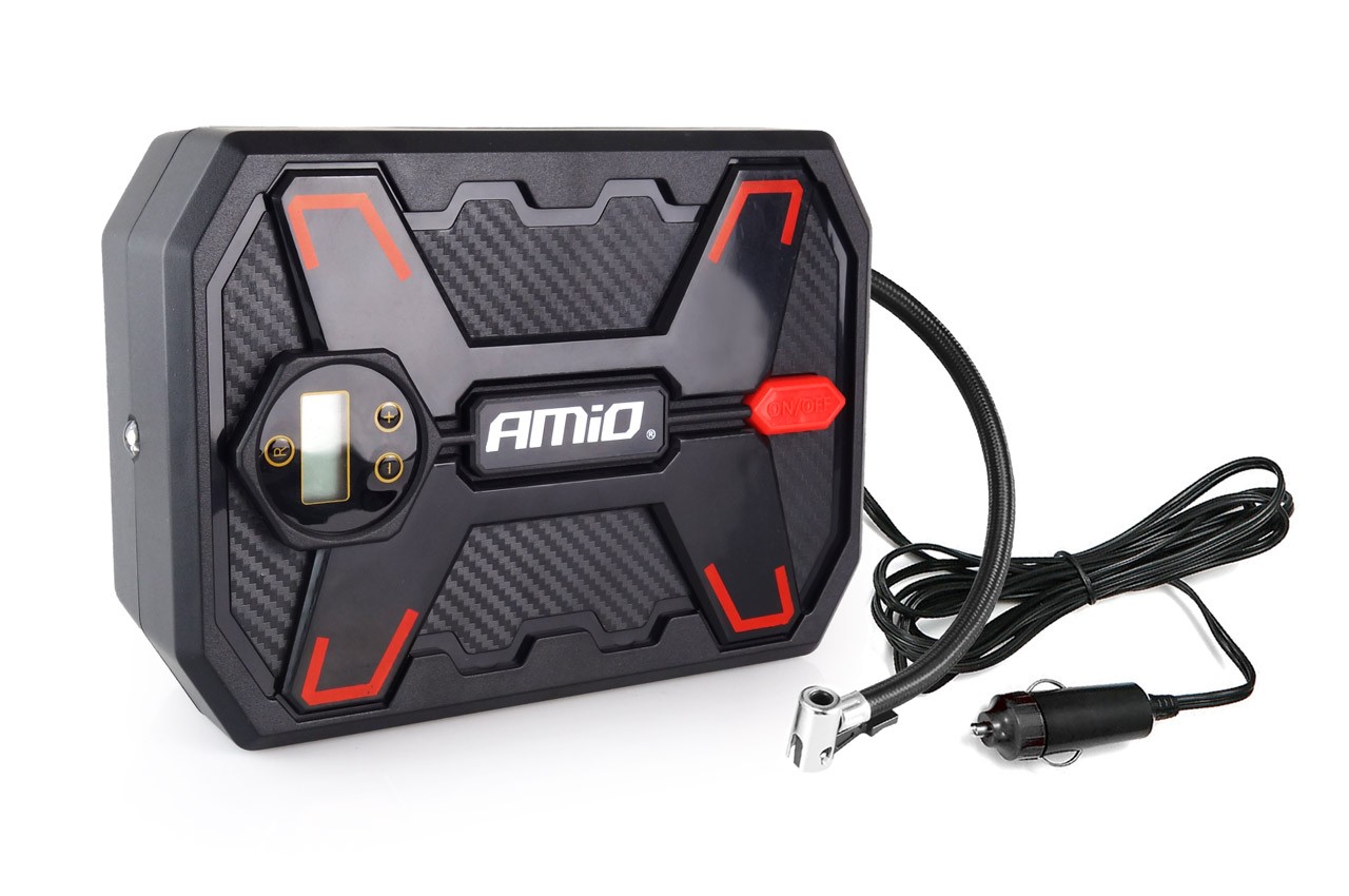 Car Air compressor with digital pressure gauge and LED light 12V Acomp-11 P/N: 02384