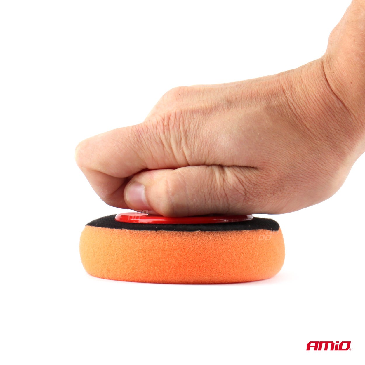 Car Wax Pad set with Gripper Handle 10cm, 5pcs - AMIO- 02903