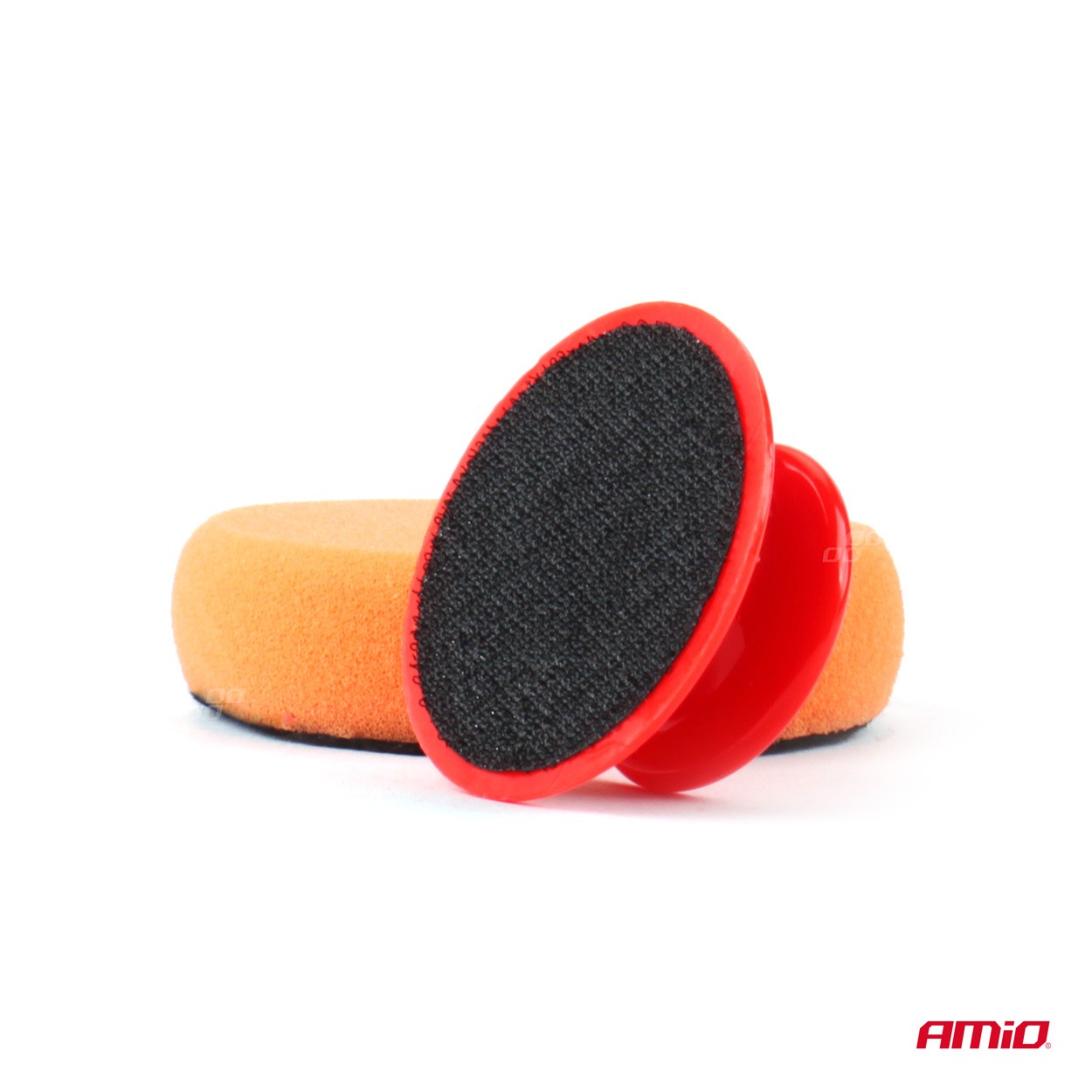 Car Wax Pad set with Gripper Handle 10cm, 5pcs - AMIO- 02903