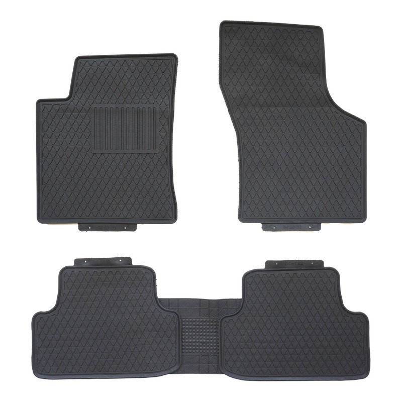 Car Mat Set Rubber Umbrella compatible Seat Leon Mk3 (2012-2020) EAN Code: 101116