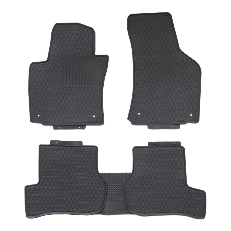 Car Mat Set Rubber Umbrella compatible Vw Golf V (2003-2010)/VI (2009-2012) EAN Code: 101121
