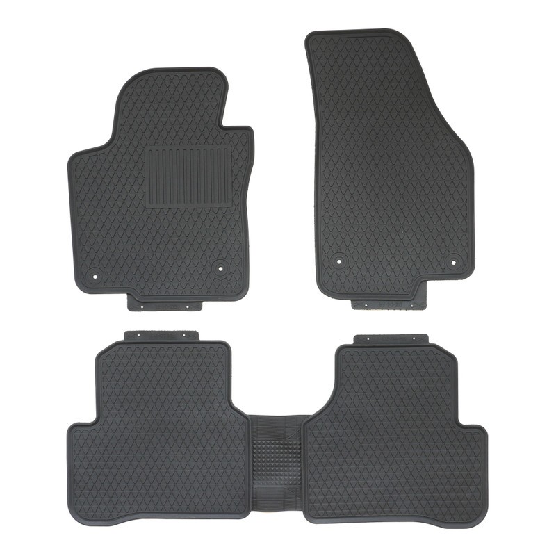 Set of Car Mats Rubber Umbrella compatible Vw Passat B6/B7 (2005-2015) EAN Code: 101122