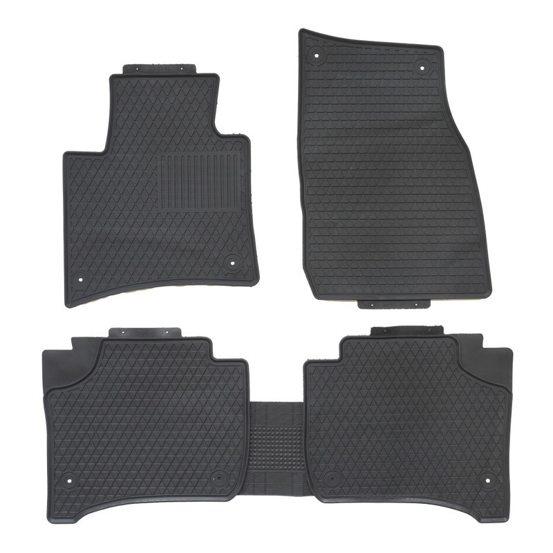 Umbrella Rubber Car Mat Set compatible Vw Touareg (2011-2018) EAN Code: 101130
