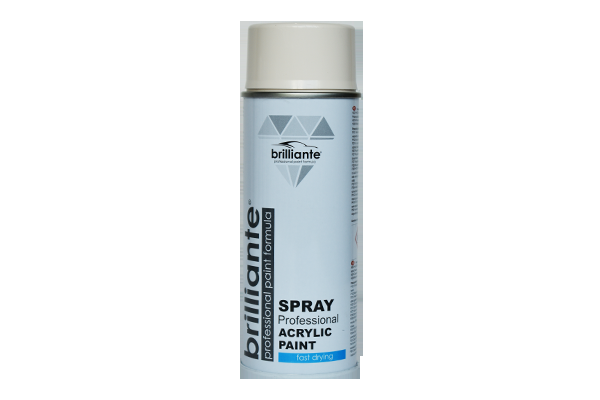 CREAM WHITE SPRAY PAINT (RAL 9001) 400 ML BRILLIANTE   Manufacturer code: 10523