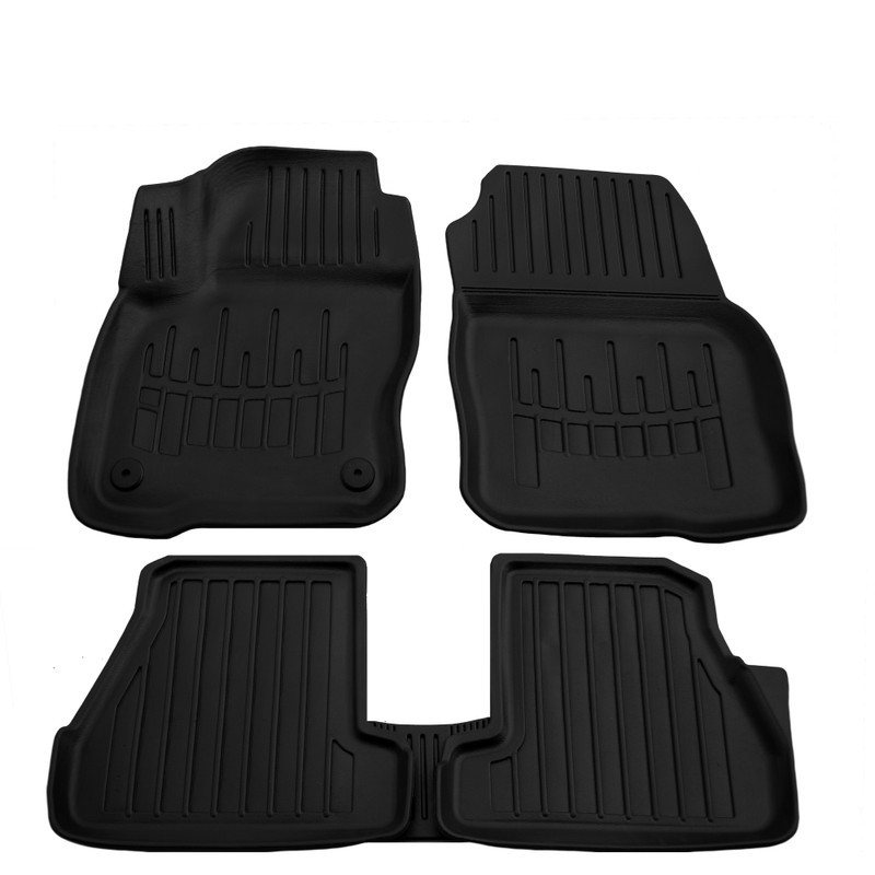 Car Mat Set Rubber Umbrella compatible Ford Focus III (C346) (2011-2018) EAN Code: 105923