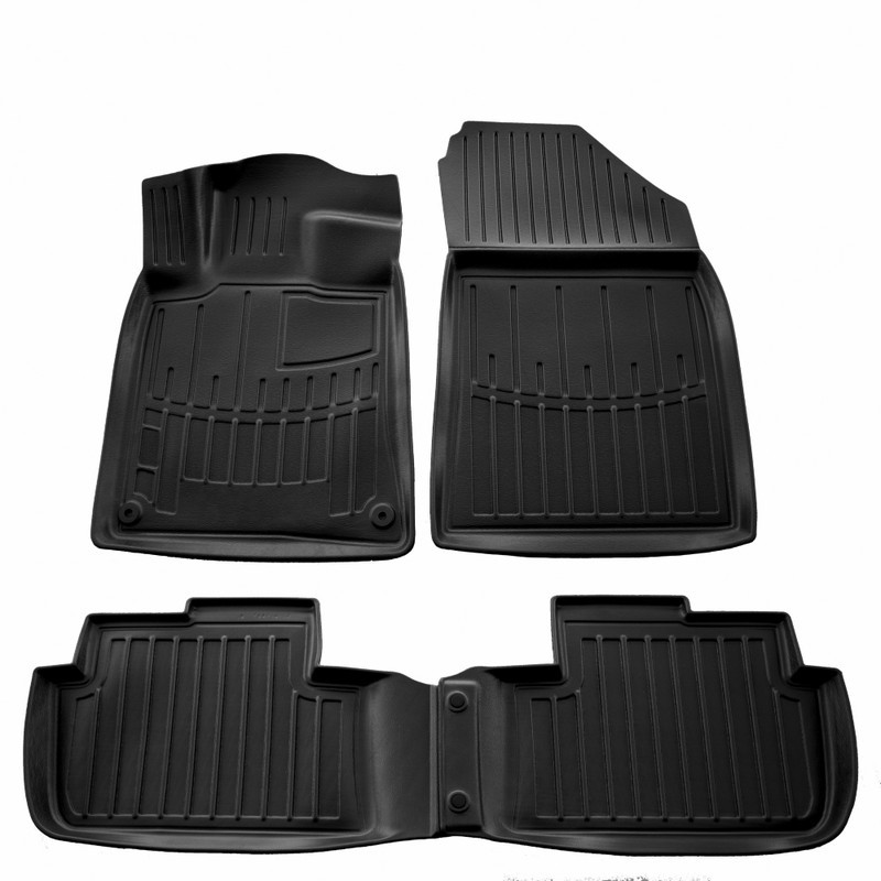 Car Mat Set Rubber Umbrella COMPATIBLE Peugeot 407 (2004-2011) Sedan EAN Code: 105973