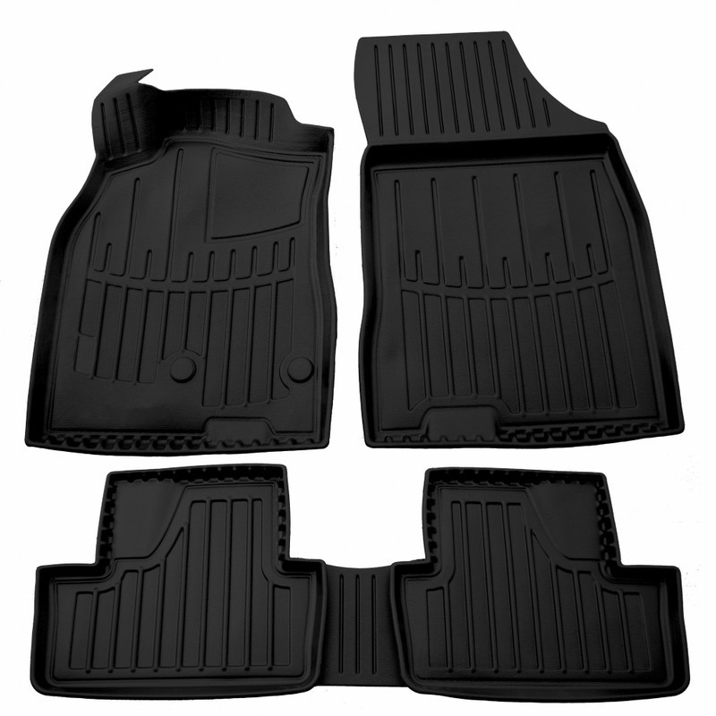 Set of Car Mats Rubber Umbrella compatible Renault Megane III (Hatchback) (2008-2015) EAN Code: 105983