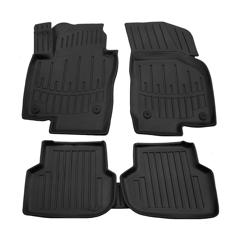 Car Mat Set Rubber Umbrella compatible Volkswagen Jetta VI (A6) (2010-2018) EAN Code: 106036