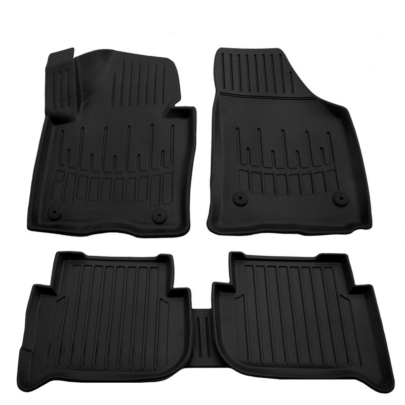 Car Mat Set Rubber Umbrella compatible Volkswagen Touran I (2003-2015) EAN Code: 106052