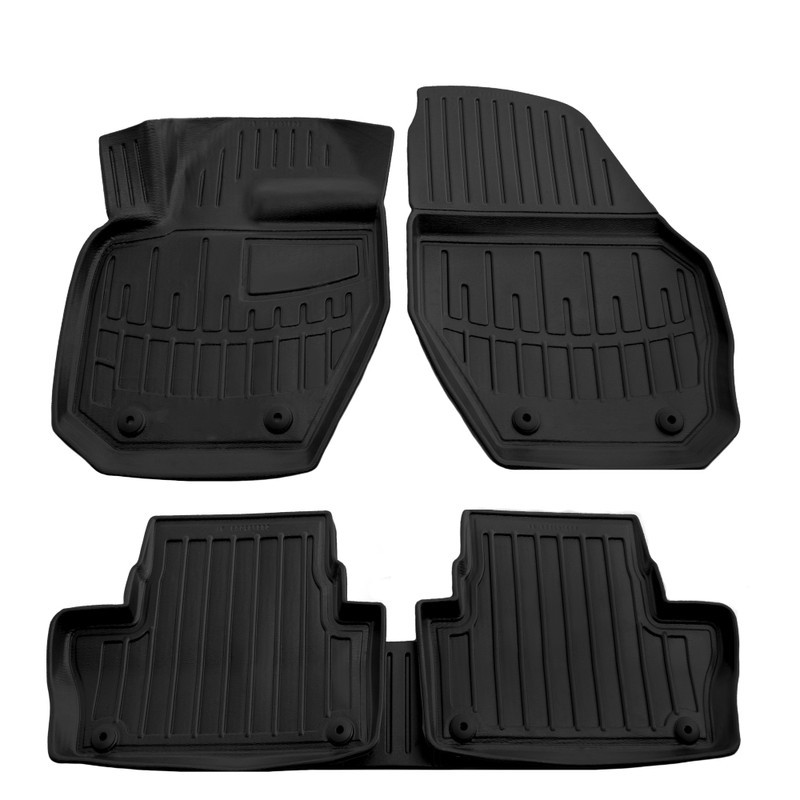 Car  Mat Set Rubber Umbrella compatible Volvo Xc60 (2008-2017) EAN Code: 106055