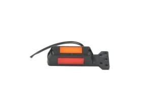 1080L / II W140 Clarifying light WAS Technical description Outline marker lights L, orange / red / white, LED, height 105mm; width 28mm; depth 34mm, hang, hose length 210, with hanger, 12 / 24V (with straight hanger)