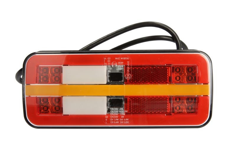 1324 DD L / P W187DD Rear taillights WAS  Rear lamp L / R (LED, 12 / 24V, with indicator, anti-fog light, reversing light, with stop light, parking light, reflector, dynamic indicator, cable length: 0.2m)