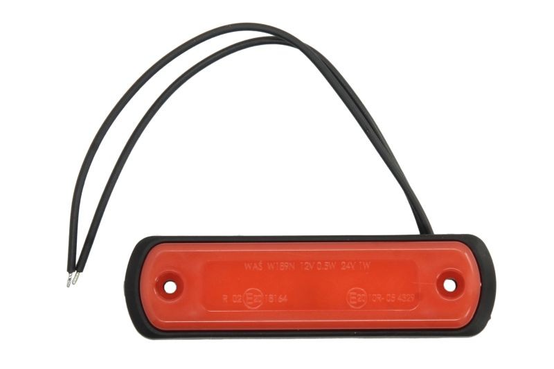 1342 W189N Clarifying light WAS Technical description Outline marker lights L / R, red, LED, height 31mm; width 110mm; depth 13mm, surface, hose length 220, 12 / 24V (type: neon)