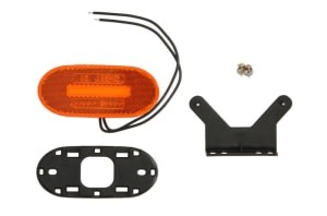 1383 W196 Clarifying light WAS Technical description Outline marker lights L / R, orange, LED, height 46.5mm; width 106.5mm; depth 21.8mm, embossed, hose length 220, with hanger, 12 / 24V