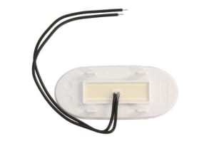 1383 W196 Clarifying light WAS Technical description Outline marker lights L / R, orange, LED, height 46.5mm; width 106.5mm; depth 21.8mm, embossed, hose length 220, with hanger, 12 / 24V