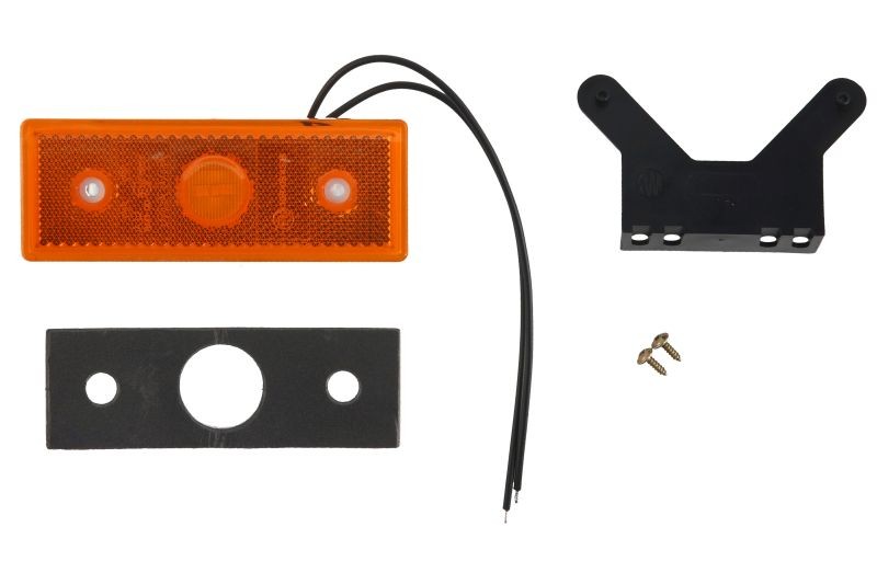 1412 W201 Clarifying light WAS Technical description Outline marker lights L / R, orange, LED, height 44mm; width 119mm; depth 19.5mm, hang, hose length 220, with hanger, 12 / 24V
