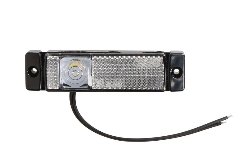 222 W45 Clarifying light WAS Technical description WS position lamp, rectangular, with LED, 12V / 24V white with reflection