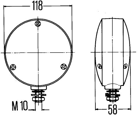 2BA003 022-001 Signal HELLA  - HELLA installation kit