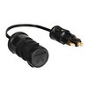 Art. 39028  Power plug adapter, 12/24V
