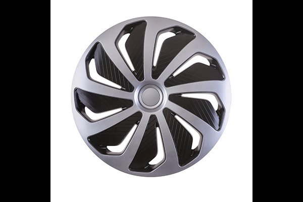 SET COVER  WHEELS 15` WIND SILVER & BLACK Manufacturer Code: 6671