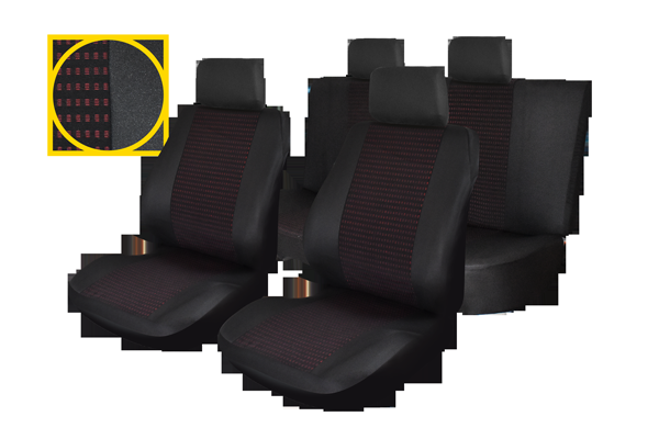  SEAT COVER FOR CAR -TRAFFIC-- RED Manufacturer Code: 44468
