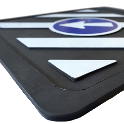 TRUCK MUDGUARDS 3D 40X45 CM SET 2 PCS/GP1616