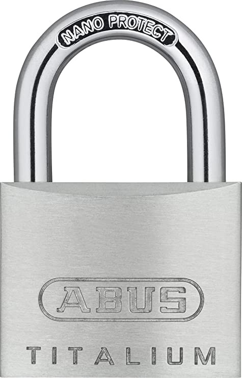 LOCKED TITALIUM ABUS 727TI / 25 WITH TWO KEYS