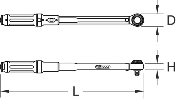 DYNAMOMETRIC WRENCH WITH 1/2 ERGOTORQUE PRECISION RATCHET WITH ROTARY BUTTON. 40-200NM Manufacturer code: 516.1442