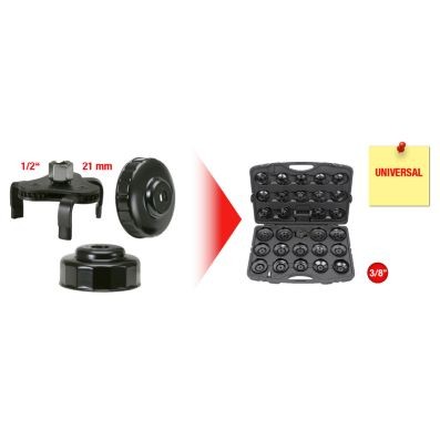 3/8 KEY SET FOR OIL FILTER AND OIL FILTER HOUSING COVER. 30 PIECES Manufacturer code: 150.9350