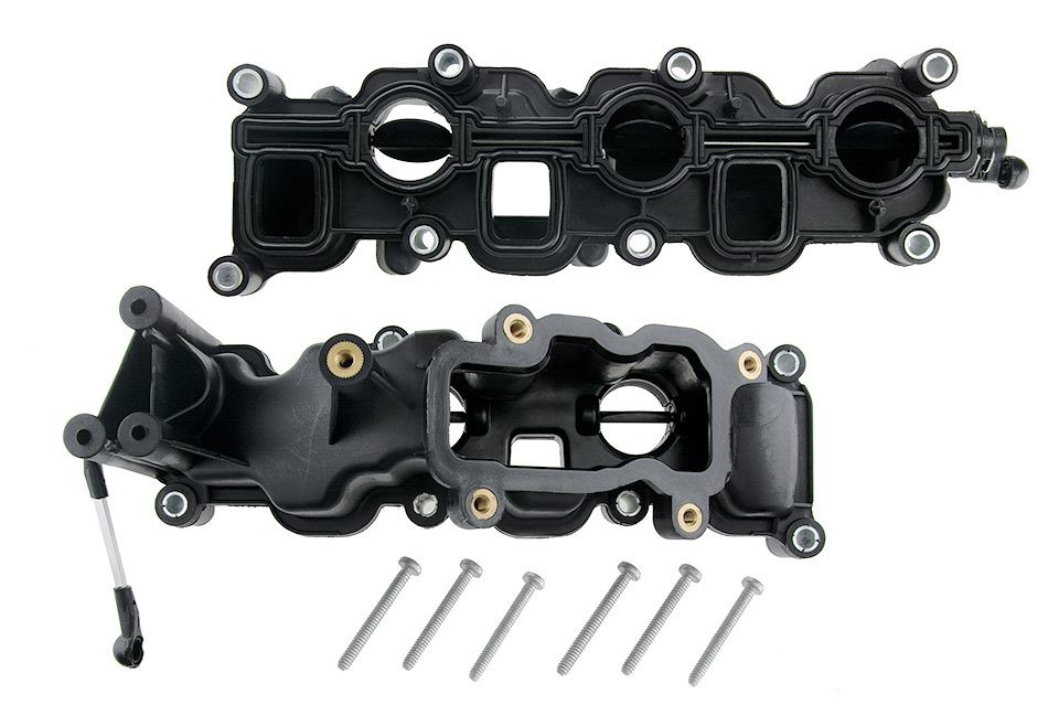INTAKE MANIFOLD MODULE compatible AUDI A4 2.7TDI 2005-,3.0TDI 2004-,A5 2.7TDI,3.0TDI 2007-,A6 2.7TDI,3.0TDI 2004-,A8 3.0TDI 2003-,Q5 3.0TDI 2008-,Q7 3.0TDI 2006- /KOMPLET-LEFT/RIGHT/ - BKS-AU-001