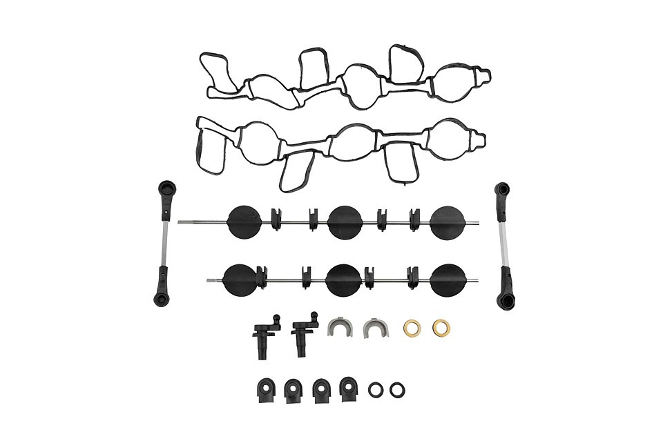 INTAKE MANIFOLD REPAIR SET compatible AUDI A4 2.7TDI 2005-,3.0TDI 2004-,A5 2.7TDI,3.0TDI 2007-,A6 2.7TDI,3.0TDI 2004-,A8 3.0TDI 2003-,Q5 3.0TDI 2008-,Q7 3.0TDI 2006- /KOMPLET-LEFT/RIGHT/ - BKS-AU-001A