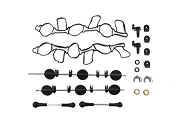 INTAKE MANIFOLD GASKET KIT compatible with BMW 1 E81/E87 118D,120D,123D 2007-,3 E90/E91/E92/E93 320D,320XD 2007-,5 E60/E61 520D 2007-,X1 E84 SDRIVE 20D 2009-,XDRIVE 20D 2009-,X3 E83 2.0D 2007-/W/CONTROL FLAP/