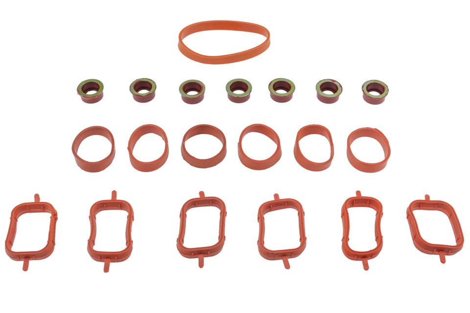 INTAKE MANIFOLD GASKET KIT compatible with BMW 3 E46 330D 1998-/AT/,3 E90 330D,335D 2002-,5 E39 525D 2000-,530D 1998-/AT/,5 E60 525D 2004-,X3 E83 3.0D 2007-,X5 E53 3.0D 2002-,E70 3.0SD 2007-,X6 E71 35D 2007-