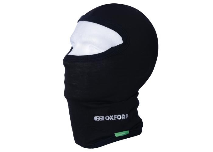 Cotton Balaclava Oxford hood, black - CA001OX