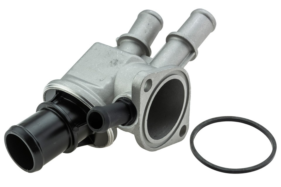 Thermostat with housing compatible ENG. 1.9/2.4JTD ALFA ROMEO 145, 146, 156, FIAT BRAVA, BRAVO I, MAREA, MULTIPLA, LANCIA KAPPA, LYBRA - CTM-AR-003