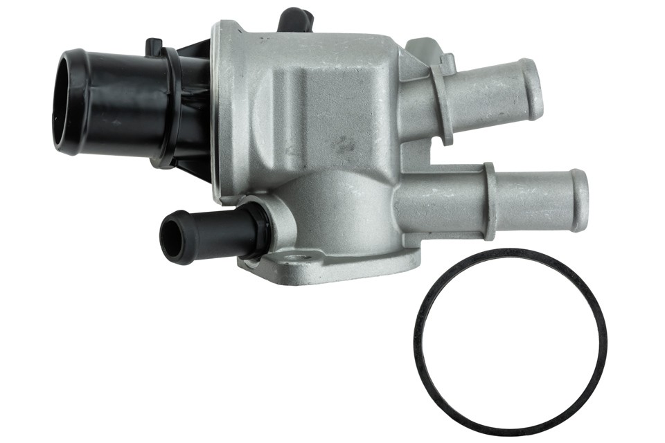 Thermostat with housing compatible ENG. 1.9/2.4JTD ALFA ROMEO 145, 146, 156, FIAT BRAVA, BRAVO I, MAREA, MULTIPLA, LANCIA KAPPA, LYBRA - CTM-AR-003