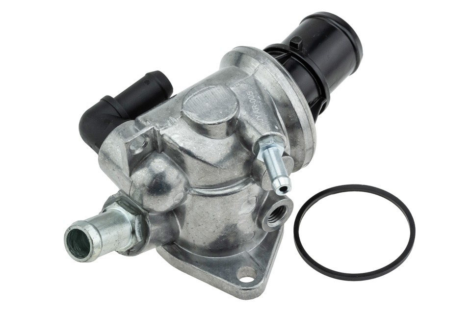 Thermostat cover with ENG compatible cover. 1.6/1.8/2.0 ALFA ROMEO 145, 146, 147, 156, GT, GTV, SPIDER, FIAT BARCHETTA, COUPE, PUNTO, STILO, LANCIA DELTA II, LYBRA - CTM-AR-005