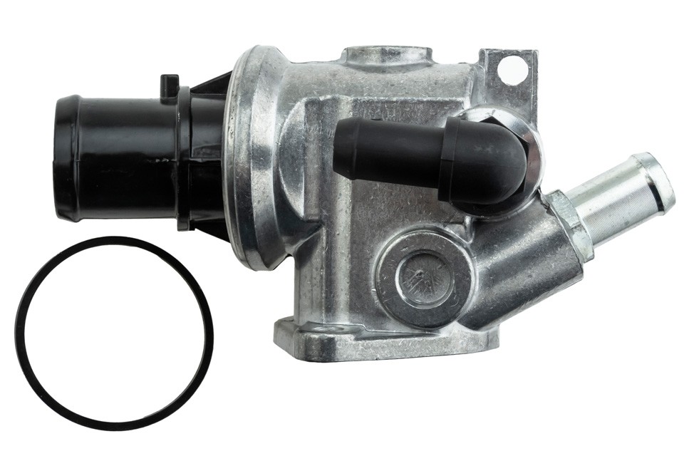 Thermostat cover with ENG compatible cover. 1.6/1.8/2.0 ALFA ROMEO 145, 146, 147, 156, GT, GTV, SPIDER, FIAT BARCHETTA, COUPE, PUNTO, STILO, LANCIA DELTA II, LYBRA - CTM-AR-005