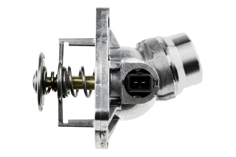 Thermostat with compatible lid BMW 1 E81 130i 06-11, E90 325i, 323i, 328i, 330i, 335i xDrive 04-11, 5 E60 523i, 525i/XI, 530i 05-10, 6 E63 630i 04-10, 7 E65 730i 05-08, X3 E83 2.5SI, 3.0SI 06-08, Z4 2.5SI, 3.0SI 05-09