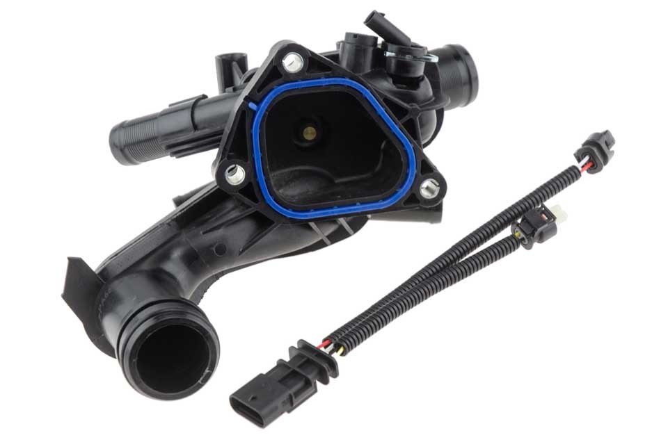 THERMOSTAT with casing + THERMOSTAT ADAPTER compatible  MINI ENG.1.6I MINI R56, CLUBVAN/CLUBMAN R55, COUPE R58, CABRIO R57, PACEMAN R61, ROADSTER R59: ONE, COOPER, COOPER S, JCW -CTM-BM-034